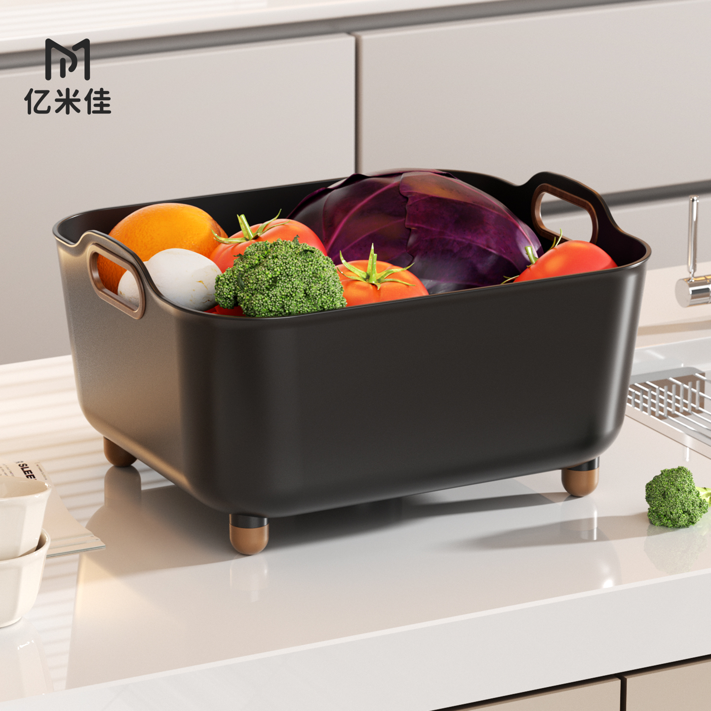 洗菜盆家用厨房专用沥水篮