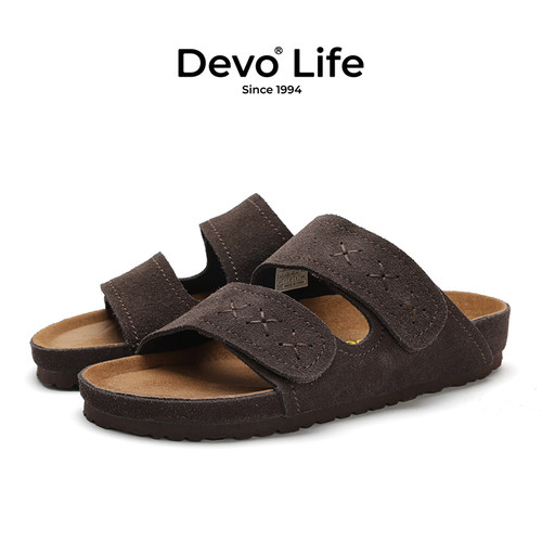 DevoLife软木外穿一字拖夏季