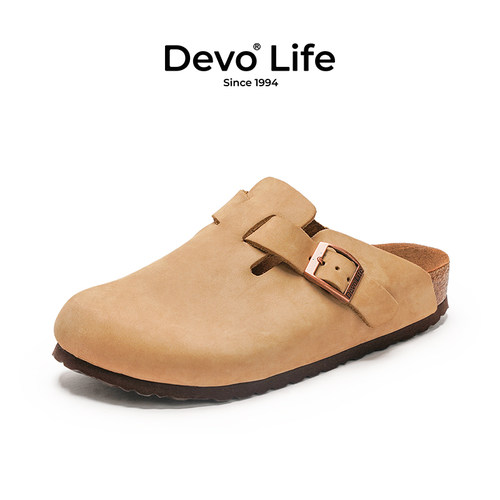 半拖休闲复古DevoLife透气