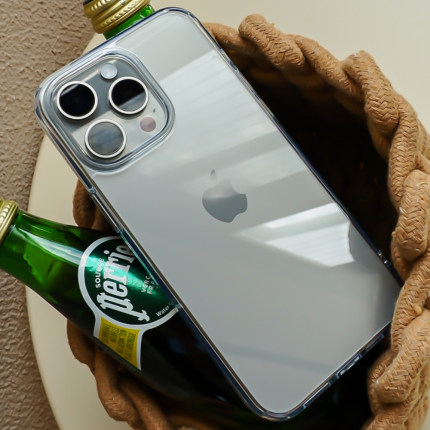 沛鱼iphone15promax手机壳适用苹果15透明保护套14pro抗黄max拜耳PC背板13软硅胶12气囊防摔plus简约男女新款
