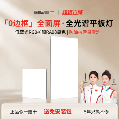 厨房集成吊顶灯300x600铝扣板灯