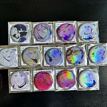 潮玩社*预售*正版*文豪野犬吧唧日谷 周边单色铜闪徽章中原中也太