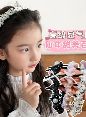 儿童发箍波点高端2025新款不勒头带齿头箍百搭头饰小女孩气质发饰