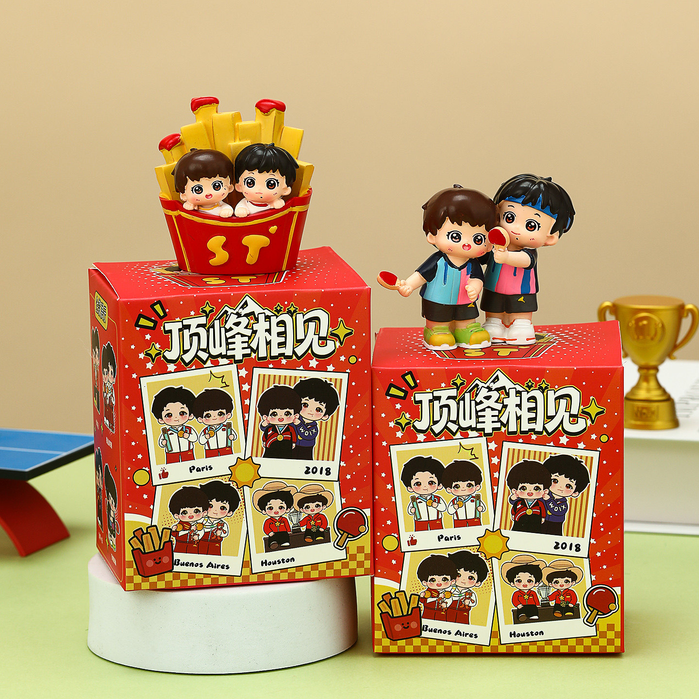 王楚钦顶峰相见盲盒手办莎头摆件图片