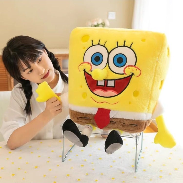海绵宝宝腰靠沙发汽车靠枕派大星