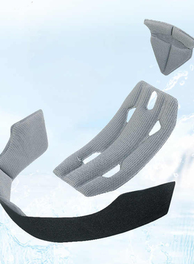 头盔内衬垫透气吸汗野马夏季电动摩托车内胆海绵耳衬配件329/359S