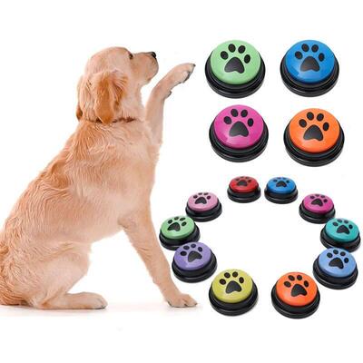 Pet Communication Button Dog Toys Recordable Pet Speaking Tr