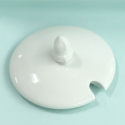 圆形开孔陶瓷杯盖茶杯陶瓷盖