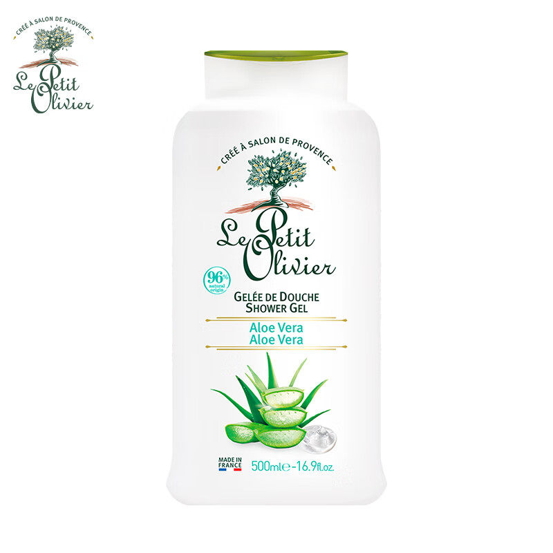 法国Le Petit Olivier小橄榄树沐浴露洗澡水液芦荟杏仁花天然纯素