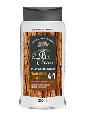 法国小橄榄树Le Petit Olivier男士沐浴露洗发水洁面4合一250ml