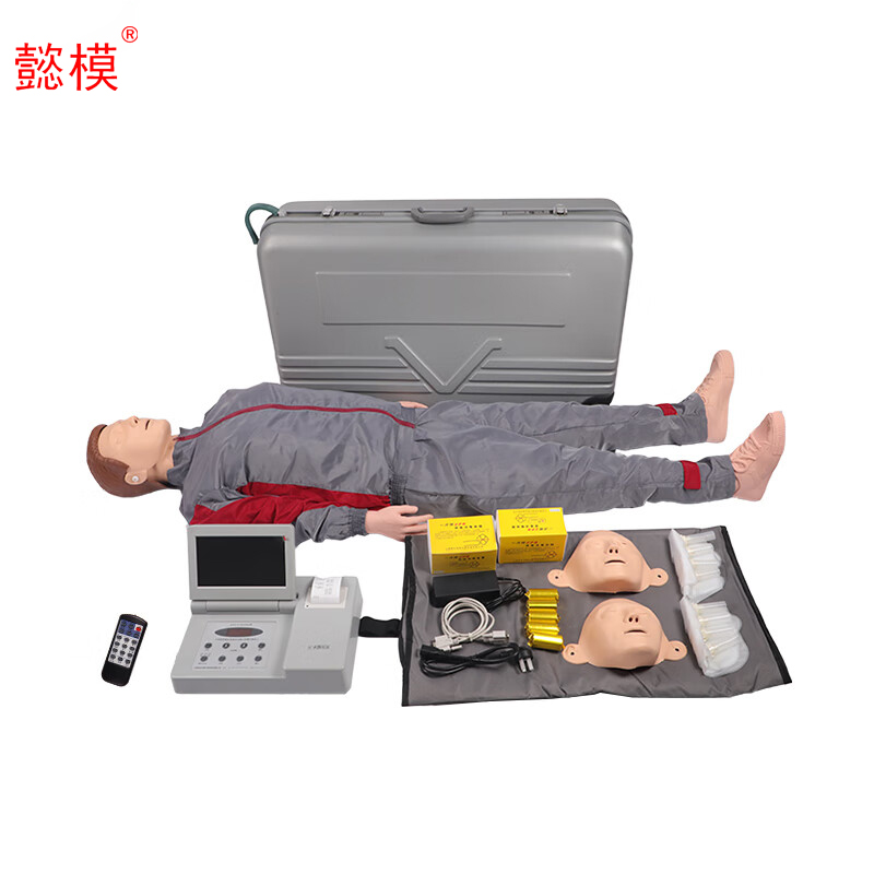 懿模CPR690Y+L 晶彩显心肺复苏模拟人 电子检测显示意识判断、急救呼吸、脉搏检查、检查呼吸、清除异物