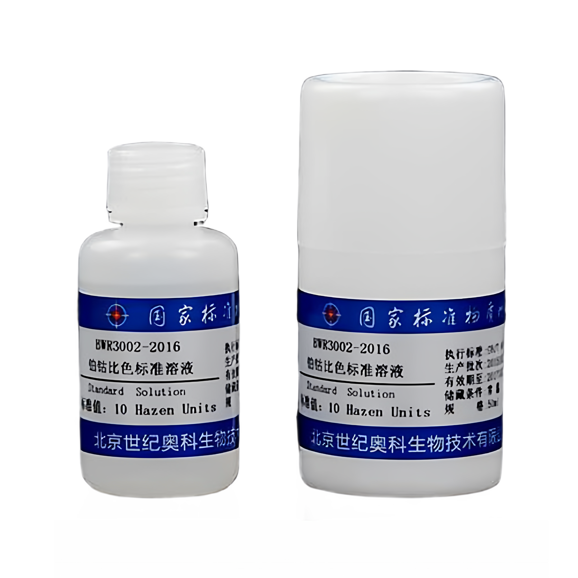 伟业计量 BWR3002-2016 铂钴色度溶液标准物质 基质：零色度水 规格：50mL , 10Hazen