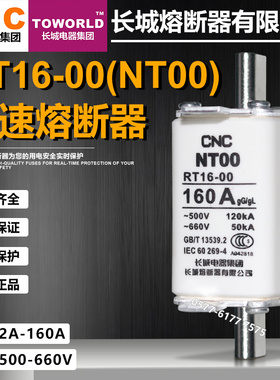 长城RT16-00 NT00 160A150A125A100A80A63A50A40A32A25A熔断器芯