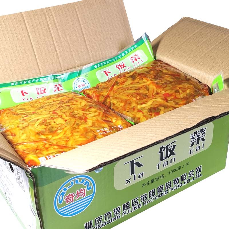 涪陵特产去皮榨菜丝开胃下饭菜350g2斤装酱腌菜榨菜开味菜咸菜丝