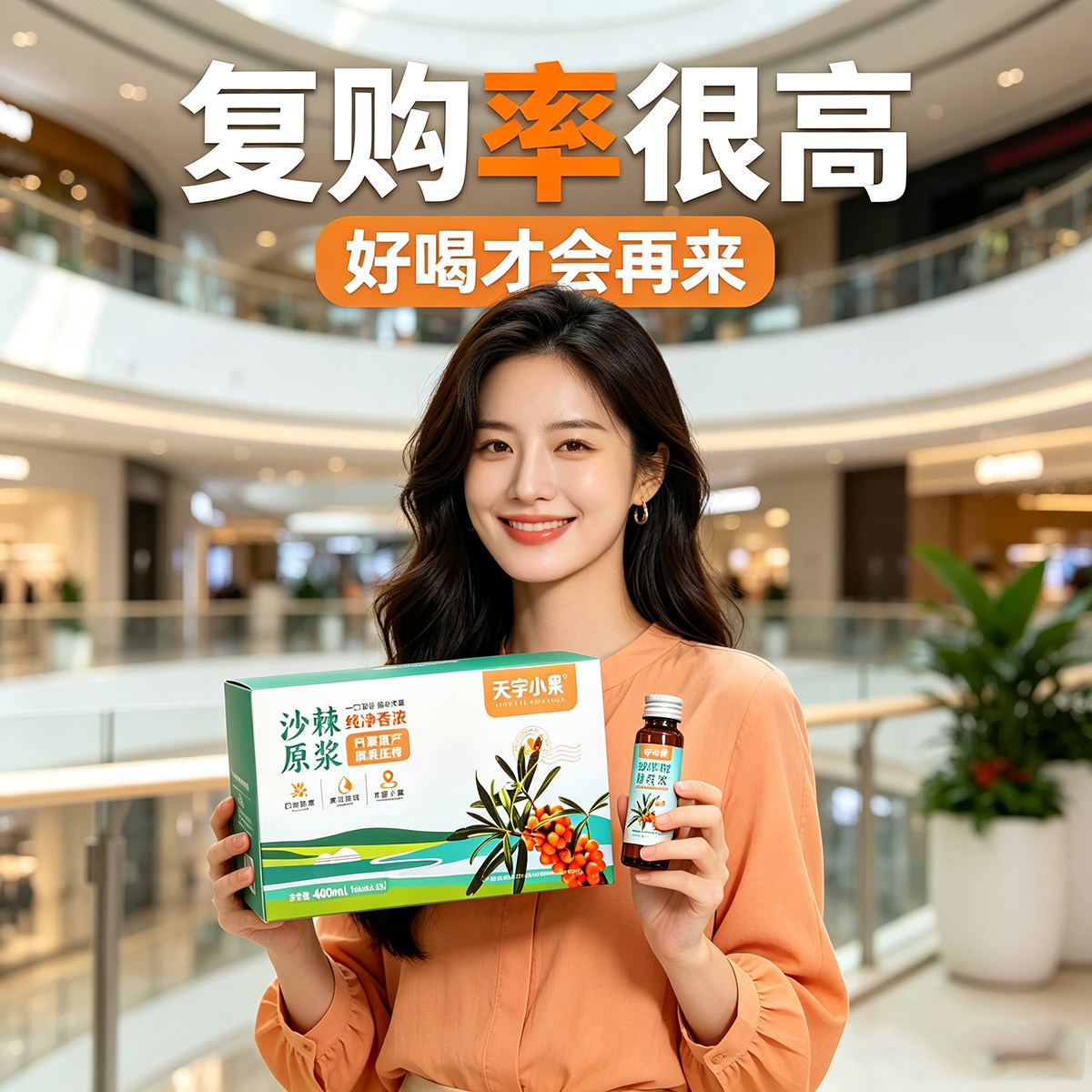 蒙草小果沙棘原浆官方旗舰店正品