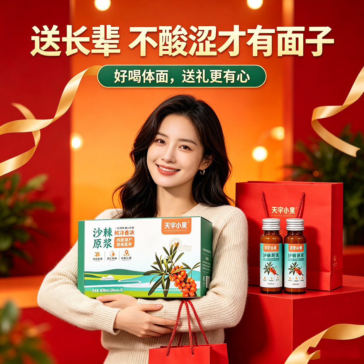蒙草小果沙棘原浆沙棘黄酮原浆汁