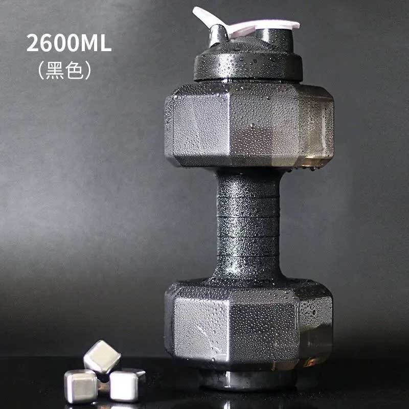 可调节重量男士家用哑铃大水壶健身女户外六角宿舍用锻炼器材水杯