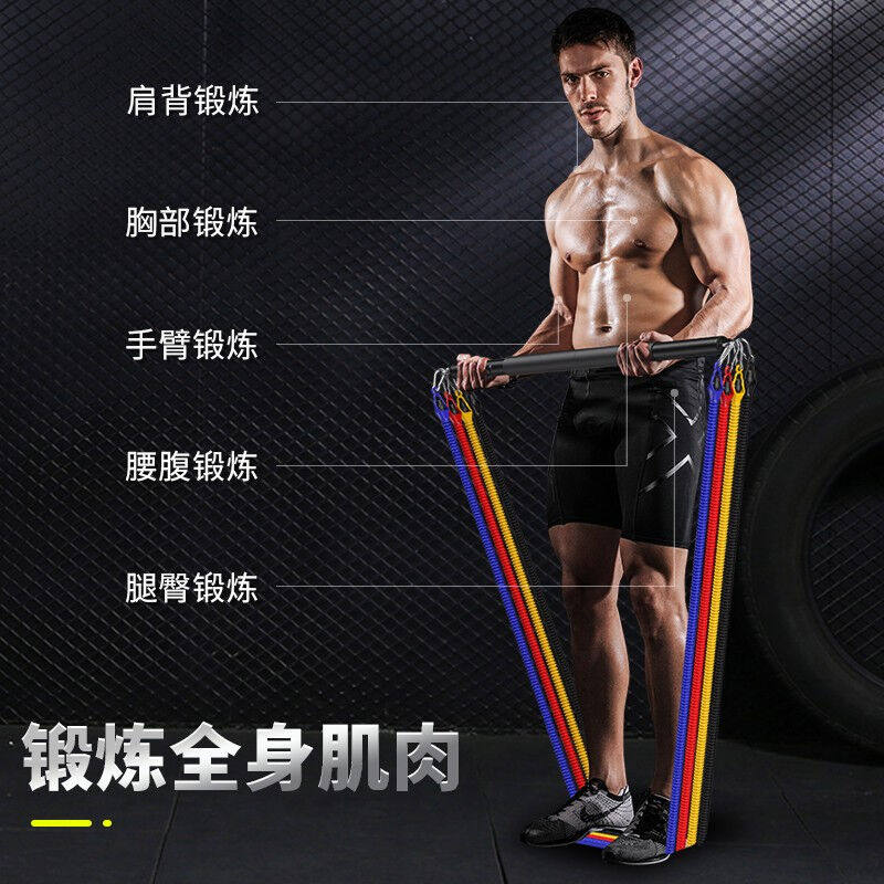 欣怡万嘉脚蹬拉力器腹部拉力绳多功能阻力带弹力绳仰卧起坐辅助器