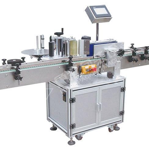 全自动贴标机圆瓶不干胶标签机贴标设备塑料瓶贴标一张标单标