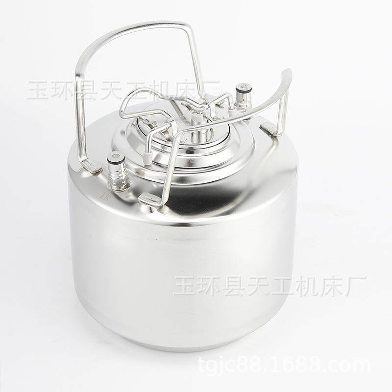 供应6L不锈钢家酿啤酒桶、葡萄消毒灭菌设备