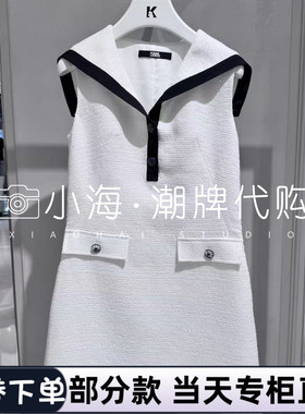 可议价KARL LAGERFELD卡尔拉格斐2025秋冬连衣裙M26L1391100 3990