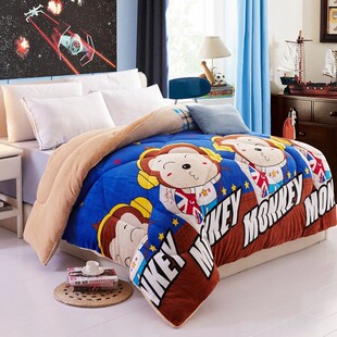 新品Winter Warm Lamb Wool QuiltC Duvet Thicken Comforter 冬