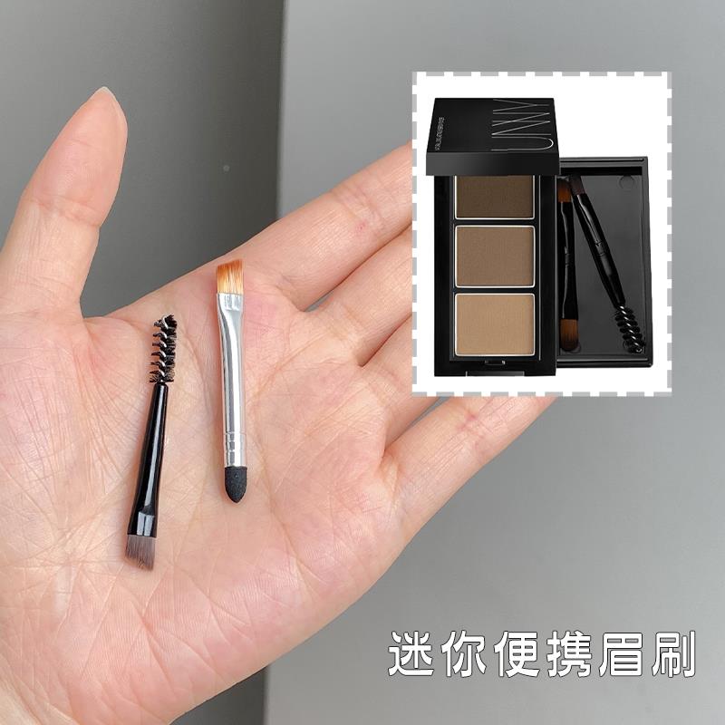 速发小眉刷迷你眉毛刷眉粉替换修容双头扫眉螺旋刷眼影海绵棒美容