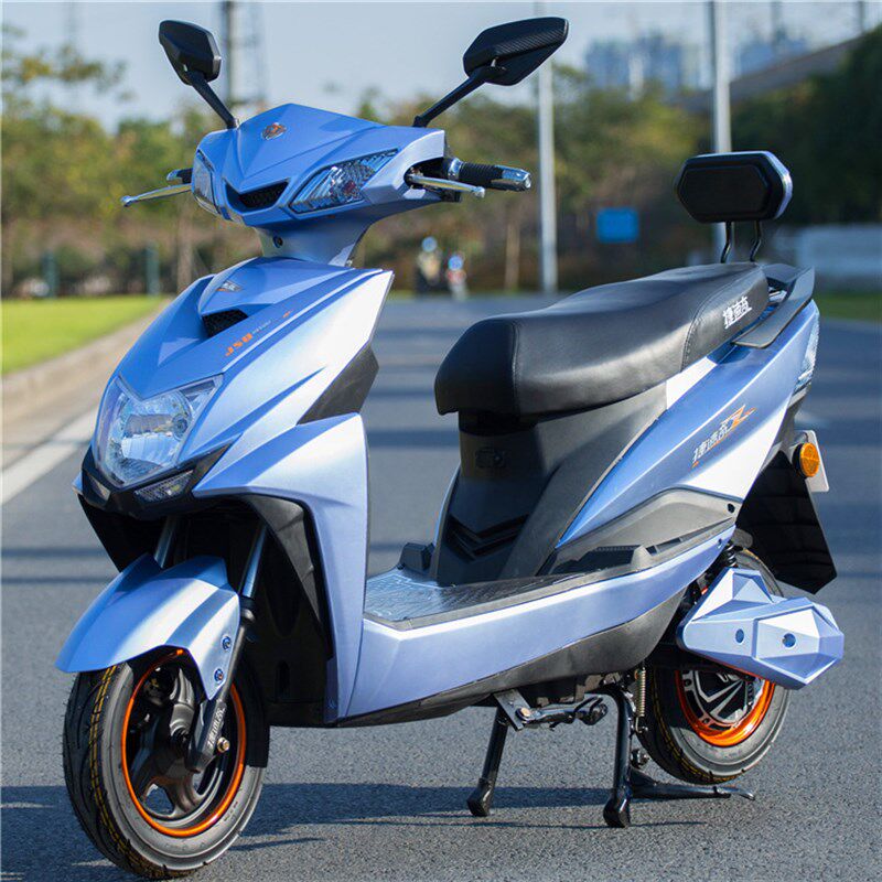 极速新款成人两轮踏板电动车 t60V72V1200W 电瓶车加长爬坡大功率