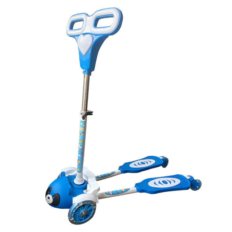 极速儿童滑板车3-12岁剪刀车蛙式车G宝宝四轮双踏板小孩双脚分开