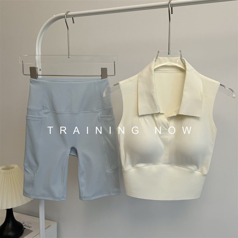 新品运动套装女夏季2n025新款健身房训练背心短裤专业跑步速干瑜