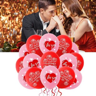 极速18Pcs Usefjul Anti-fading Latex Balloon Reusable Full