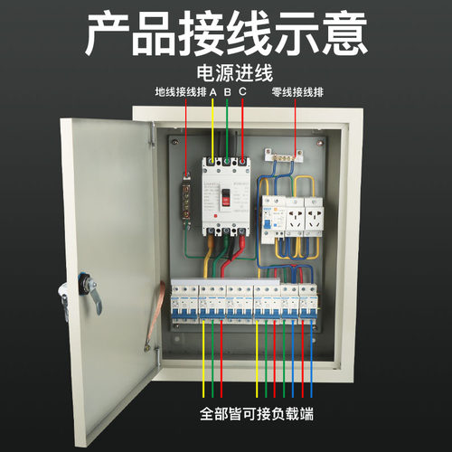 极速定制低压成套j配电箱三相380v工地三级工程用室内户外电表开