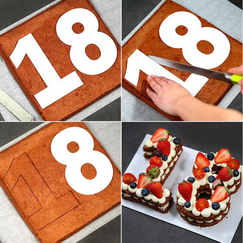 新品Molds For Cakes Number Design  MouIld Alphabet Cake Deco
