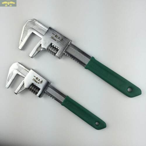 新品厂枫译管活新款两用F型多功A能活扳手直角活扳手大开口活口管