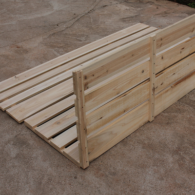 极速定制全实木18151s2单双人无漆无胶原木开缝透气返潮护腰杉木