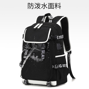 极速高中生书包男款初中男生x帅气高颜值日系休闲大容量电脑双肩