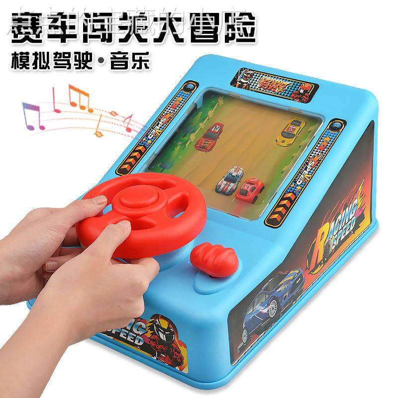 极速游戏机儿童开发智力t模拟方向盘赛车带音效竞技闯关大冒险益