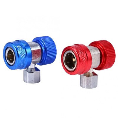极速2x R134gA AC Air Condition Adjustable Quick Coupler High