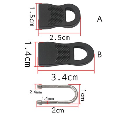 极速16aPcs 8pcs Replacement Zipper Puller For Clothing Zip F