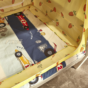 极速子母床蚊帐上下铺梯形1.5米儿童上下双层床1.T2m遮光家用书架