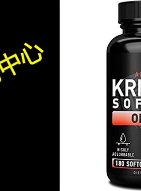 新品Pure Antarctic Krill Oil 1000mg (G180 Softgels) 3 Month