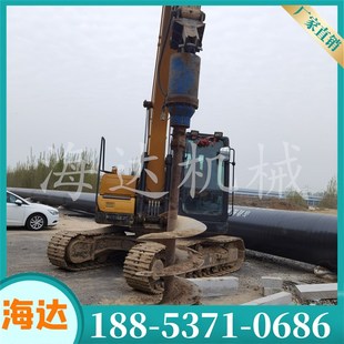 极速新品螺旋打桩机转o机支架螺旋钻液压F动力头螺旋钻孔机地基打