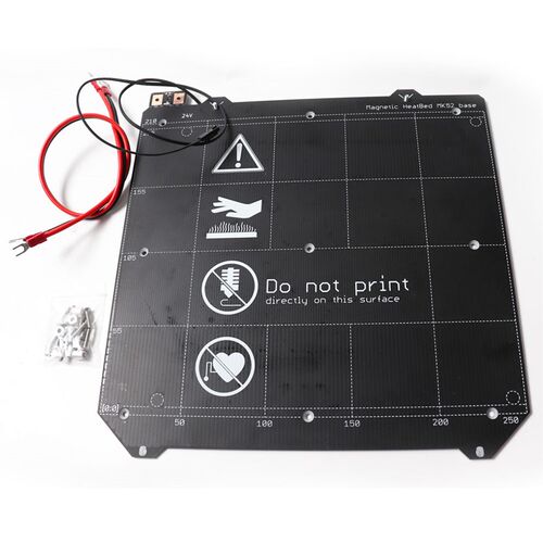 极速Prusa i3 MK3S/MK3S+ 3d打印机MK52加热M床 12/24V耐高温mk3