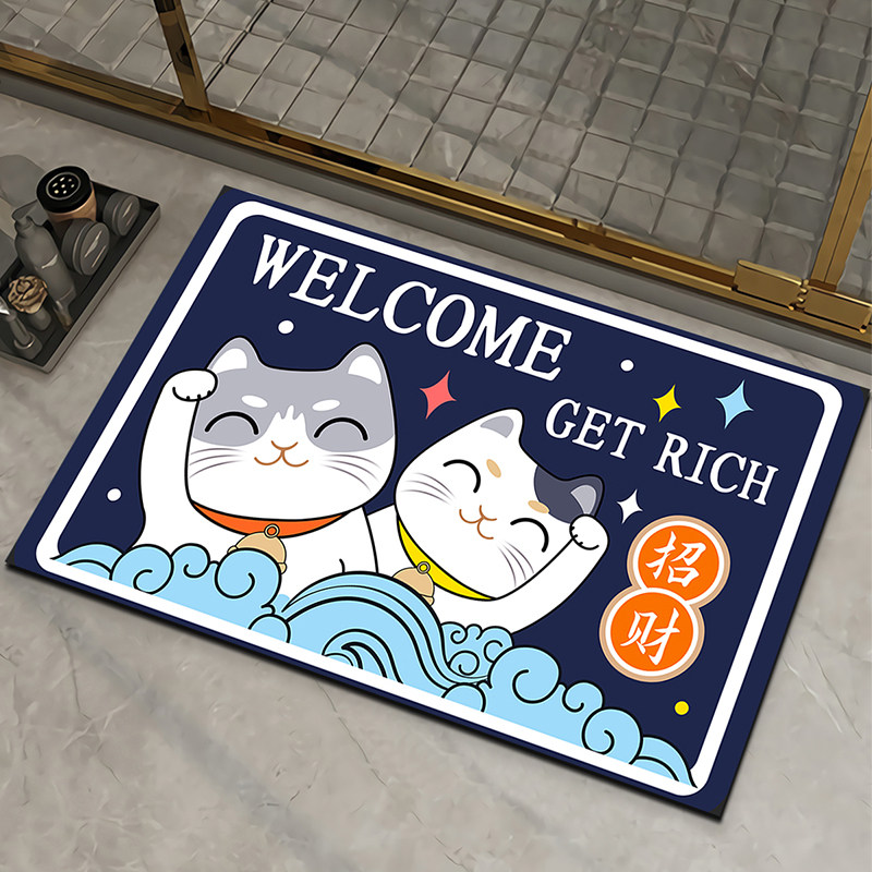 软硅藻泥吸水速干地垫厕所卫生间门口防滑脚垫浴室防摔倒入户门垫,家庭/个人清洁工具,地垫,淘宝优惠券,粉丝福利购,淘宝优惠卷