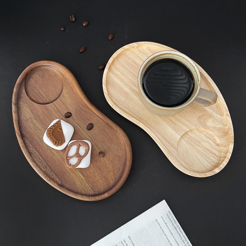 实木创意盘子不规则托盘干果腰果盘下午茶咖啡杯点心盘早餐盘木碟
