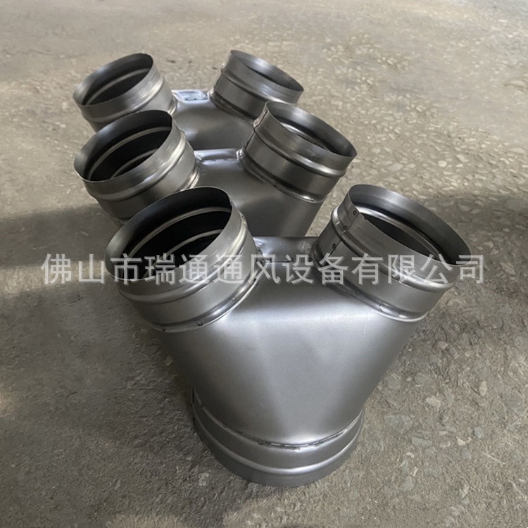 厨房抽油烟排烟管通风口风管配件风机内接口排风软管道法兰接头