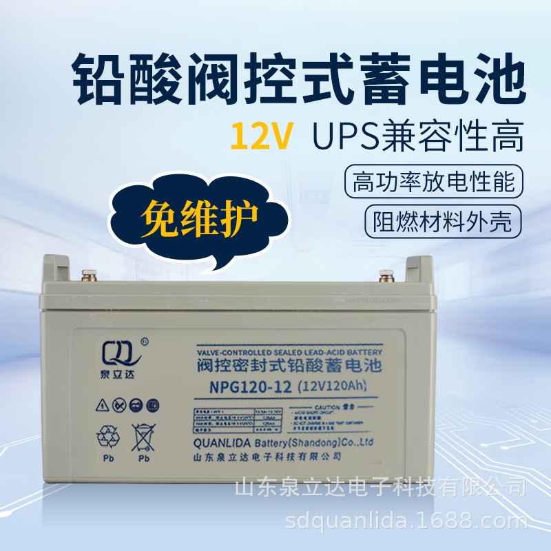 ups不间断电源eps直流屏用12v24ah40ah6h100ah铅酸免维护蓄电池
