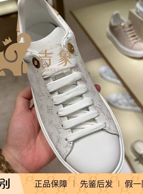 Lv路易威登2023新款女鞋牛皮雕花Time Out厚底板鞋运动鞋1ACHO4