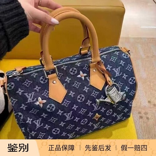 路易威登SPEEDY30牛仔枕头包