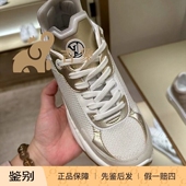 女鞋 白色网面RUN Lv路易威登2023新款 系带运动鞋 1AAP5X